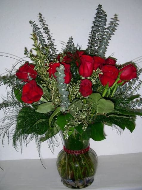 Two Dozen Roses in a Vase Two Dozen Roses in a Vase