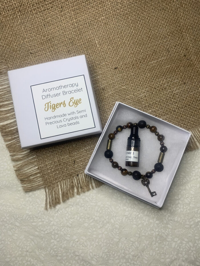 Tigers Eye diffuser Bracelet 